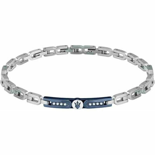 Armband Heren Maserati Roestvrij staal 21,5 cm Zilverkleurig