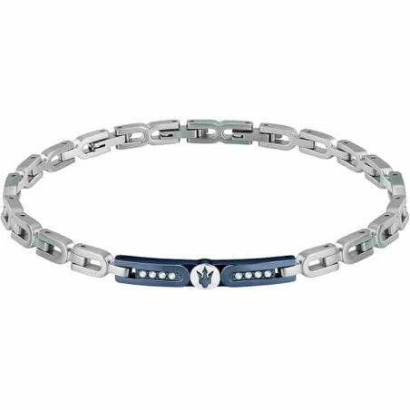 Armband Heren Maserati Roestvrij staal 21,5 cm Zilverkleurig