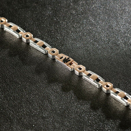 Bracciale Uomo Maserati Acciaio inossidabile 21,5 cm Argentato