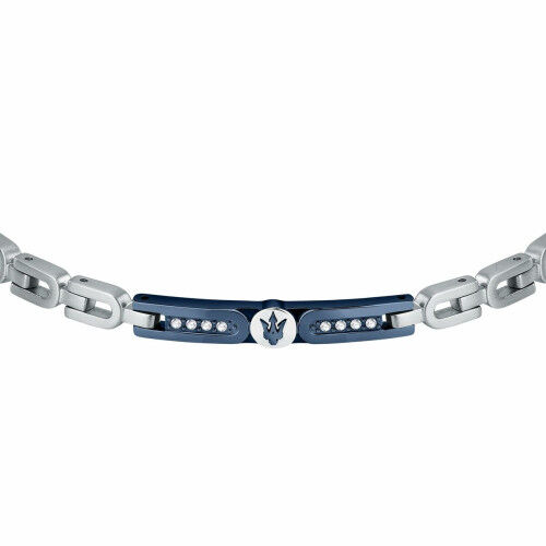 Men's Bracelet Maserati Stainless steel 21,5 cm Silver