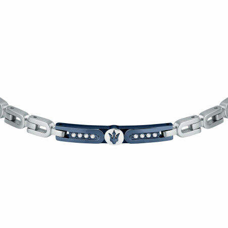 Men's Bracelet Maserati Stainless steel 21,5 cm Silver