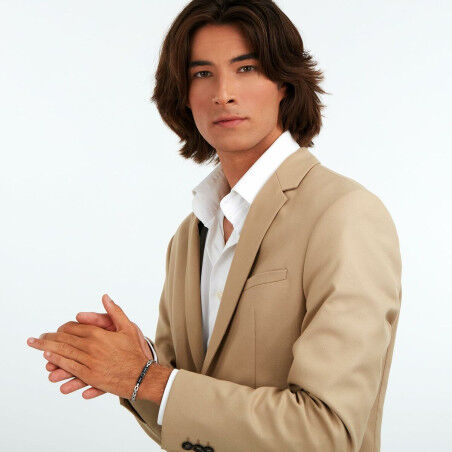 Men's Bracelet Maserati Stainless steel 21,5 cm Silver