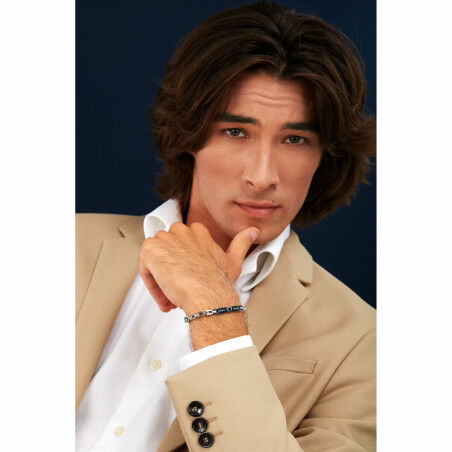 Armband Heren Maserati Roestvrij staal 21,5 cm Zilverkleurig