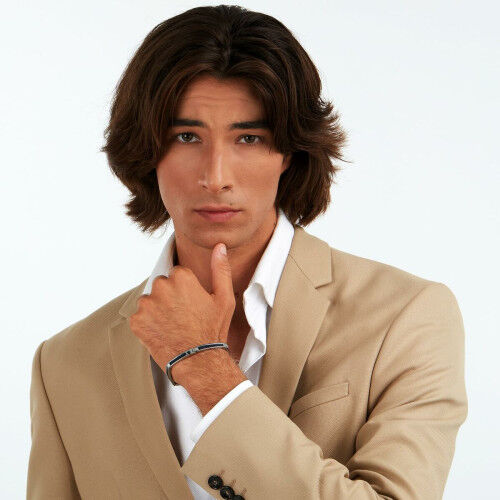 Bracciale Uomo Maserati JM523AVD33 Acciaio inossidabile 21,5 cm