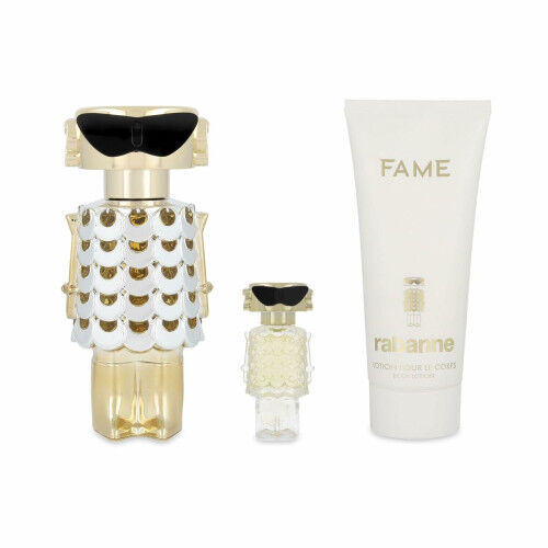 Parfumset voor Dames Paco Rabanne FAME EDP 3 Onderdelen