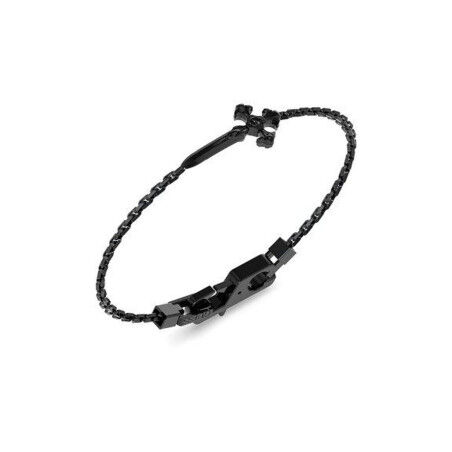 Ladies' Bracelet Guess JUMB04026JWBK Stainless steel 25 cm