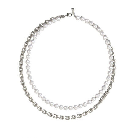 Herrenhalsband Guess JUMN04062JWSTWIT-U 45 cm