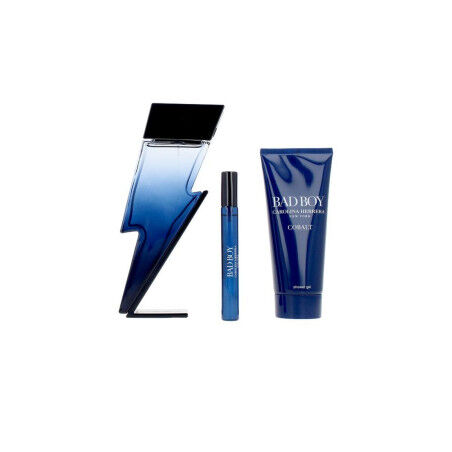 Cofanetto Profumo Uomo Carolina Herrera BAD BOY Cobalt 3 Pezzi