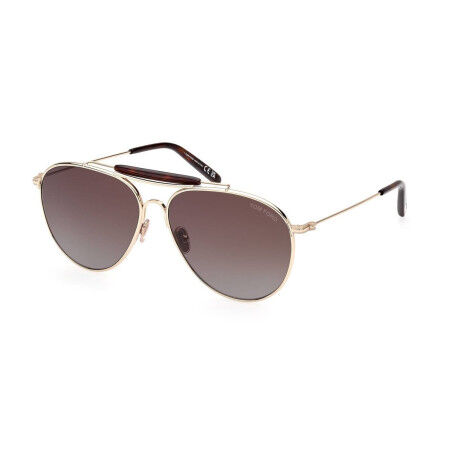 Herrensonnenbrille Tom Ford FT0995-32F Gold ø 59 mm