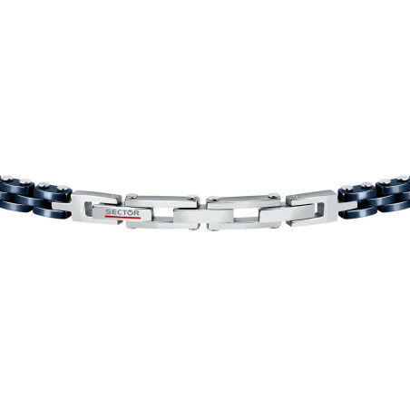 Bracciale Uomo Sector SAFR28 Acciaio 22 cm Argentato