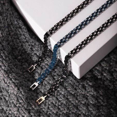 Pulsera Hombre Sector SAFR28 Acero 22 cm Plateado