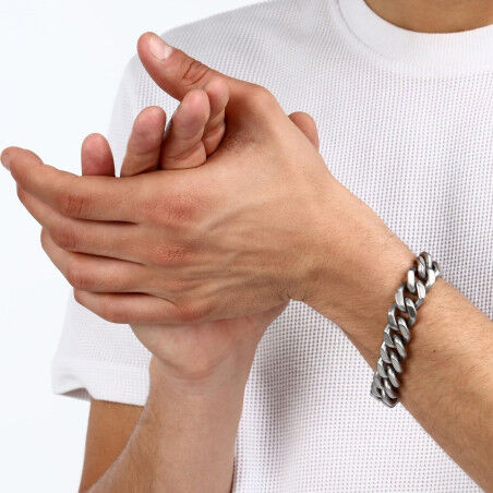 Pulsera Hombre Sector SAXS05 Acero 22 cm