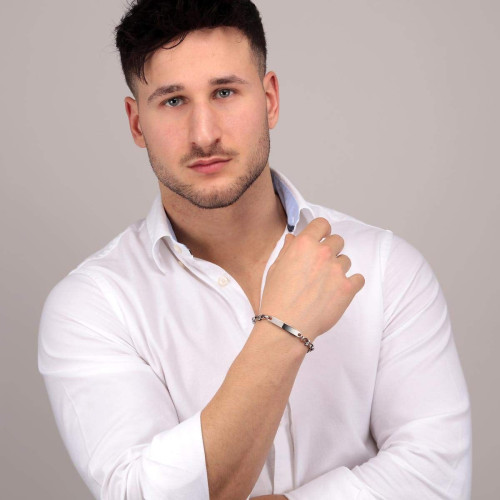 Men's Bracelet Sector SAFT51 Steel 22 cm