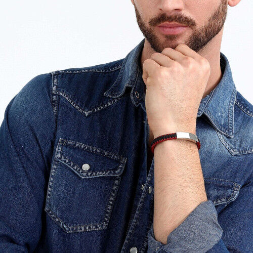 Bracciale Uomo Sector SZV111 Pelle 21 cm