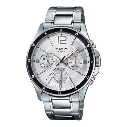 Montre Homme Casio MTP1374D7AVDF Blanc (Ø 47 mm)