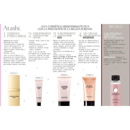 Set de Cosmética Atashi EFECTO PEARL SKIN 360º 6 Piezas