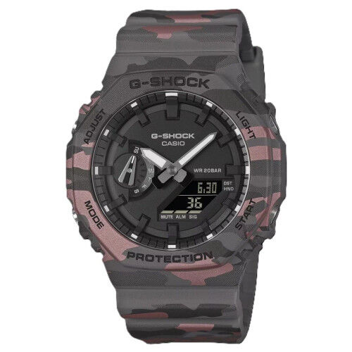 Orologio Uomo Casio G-Shock GA-2100CM-8AER Nero (45,5 mm)