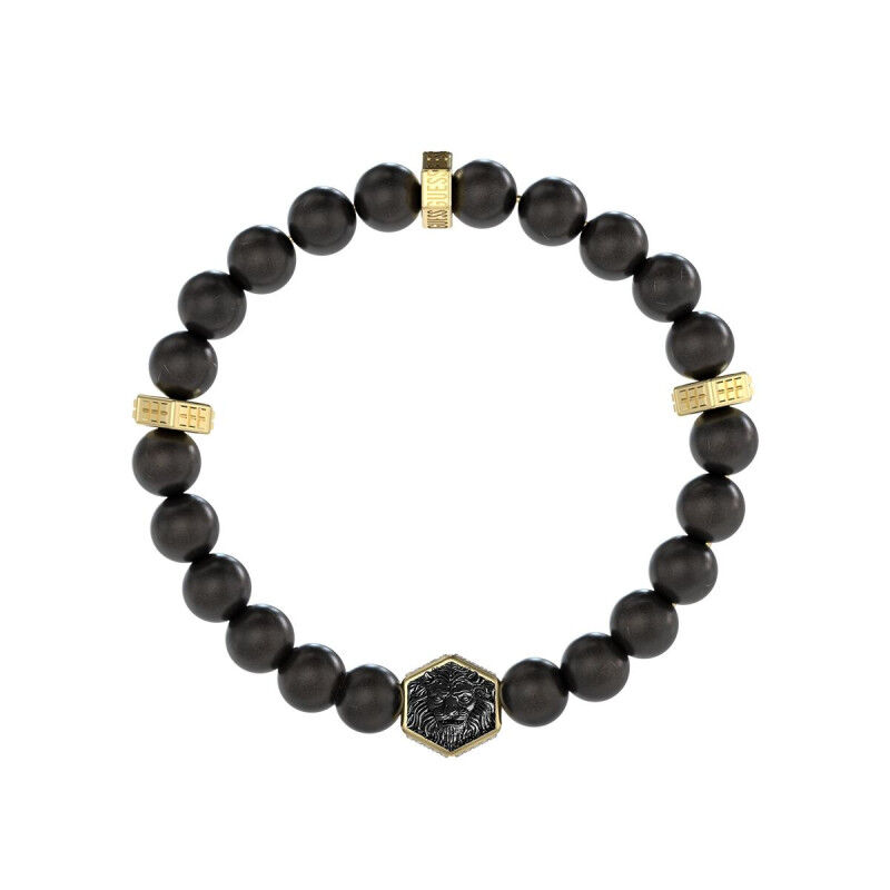 Men's Bracelet Guess JUMB06005JWYGBKT-U Black