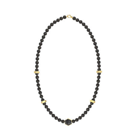 Men's Necklace Guess JUMN06004JWYGBKT-U Black