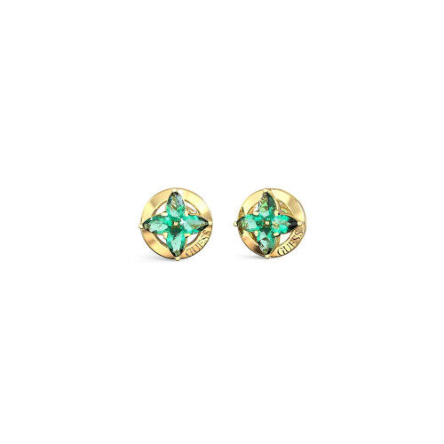 Damenohrringe Guess JUBE06040JWYGGNT-U grün