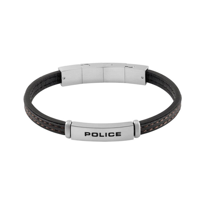 Men's Bracelet Police PEAGB0079202 Stainless steel Black