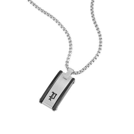 Collier Homme Police PEAGN0078601 Argenté