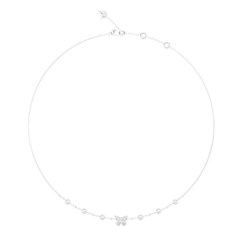 Ladies' Necklace Guess JUBN06125JWRHT-U Silver