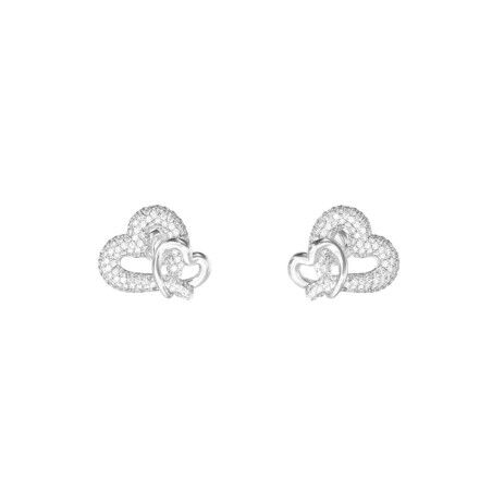 Damenohrringe Guess JUBE06054JWRHT-U Silberfarben