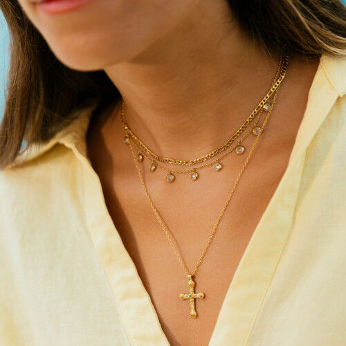 Ketting Dames One Jewels OJNN76G Gouden
