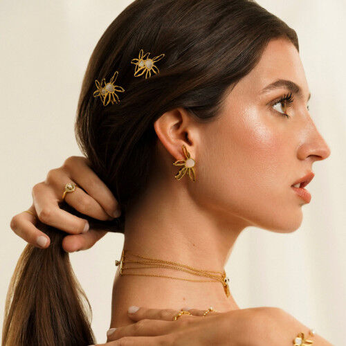 Ladies' Earrings One Jewels OJATE04D Golden