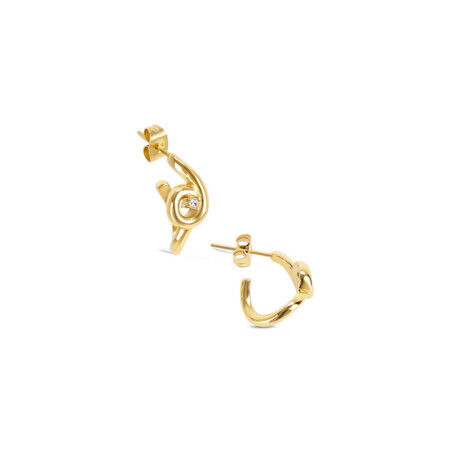 Ladies' Earrings One Jewels OJIFE03G Golden
