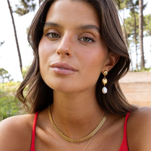Ladies' Earrings One Jewels OJEEP32G Golden