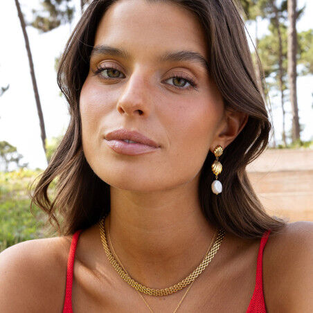 Ladies' Earrings One Jewels OJEEP32G Golden