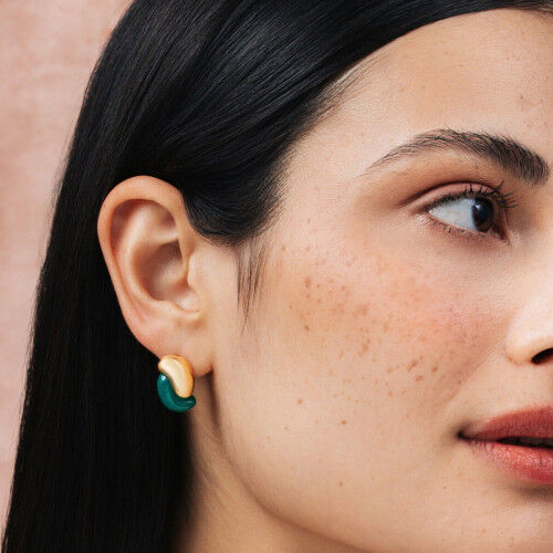Ladies' Earrings One Jewels OJEEP55G Green