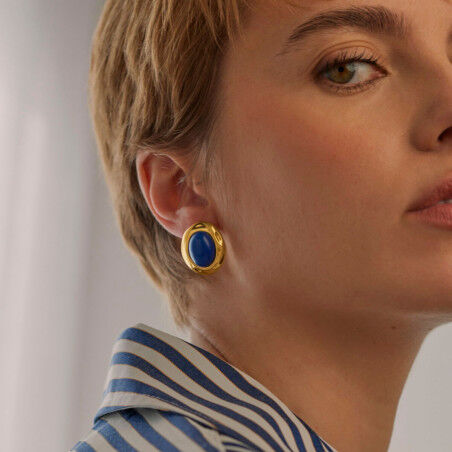 Damenohrringe One Jewels OJSE05D Gold Blau