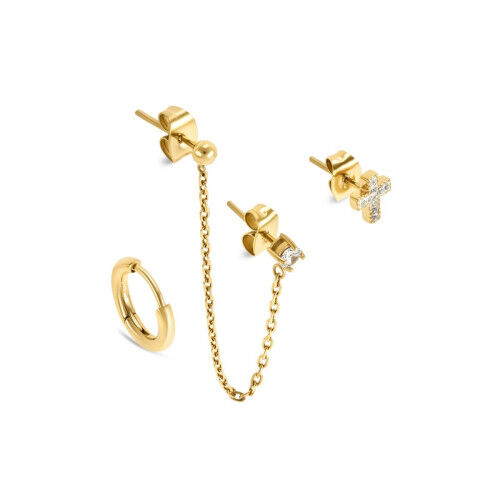 Damenohrringe One Jewels OJSEEP03G Gold