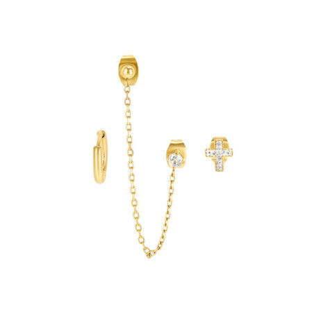 Ladies' Earrings One Jewels OJSEEP03G Golden