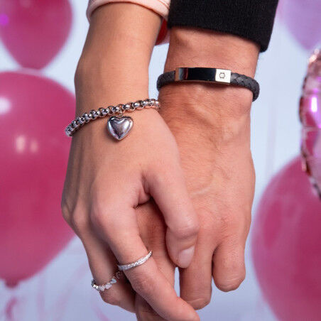 Bracciale Uomo One Jewels OAMB4101LG Nero