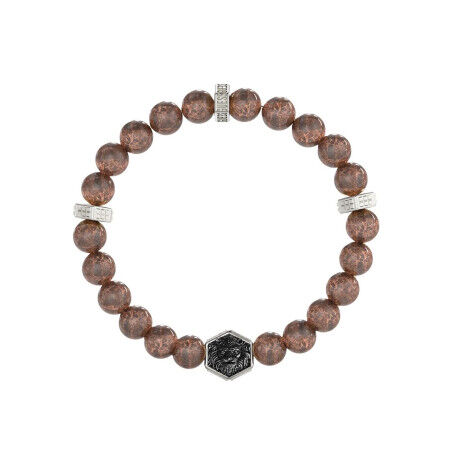 Armband Heren Guess JUMB06005JWSTBRT-U Bruin