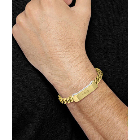 Men's Bracelet Hugo Boss 1580318M Golden