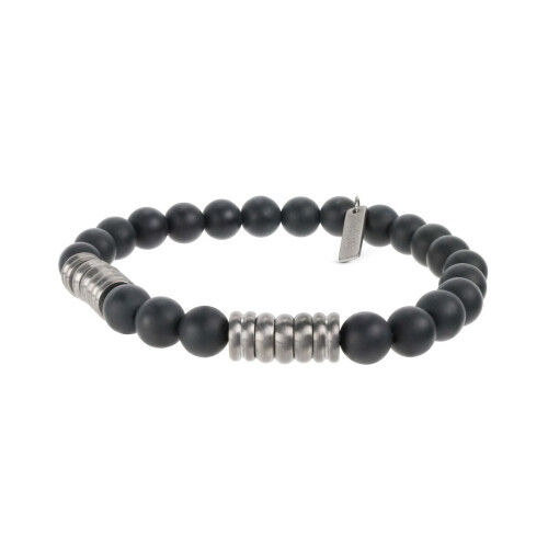 Herrenarmreif One Jewels OAMB3207GC-M Schwarz