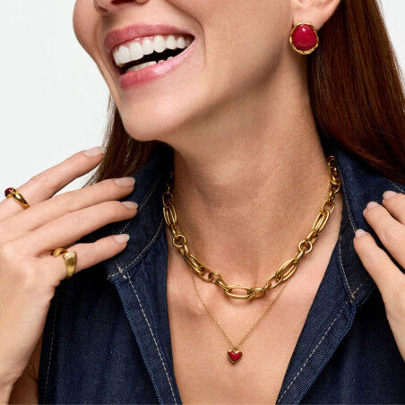Ladies' Necklace One Jewels OJRDN01G Golden