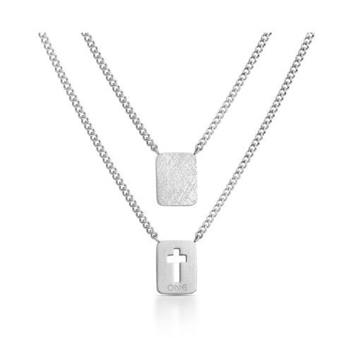 Damenhalskette One Jewels OAMN5104SS Silberfarben