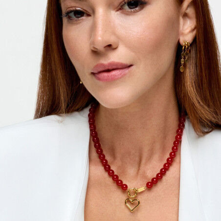 Ladies' Necklace One Jewels OJNN91G Red