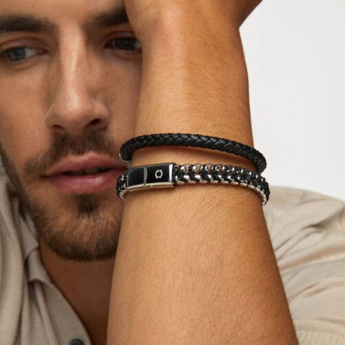 Bracciale Uomo One Jewels OAMB3208LP Nero