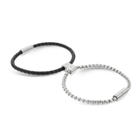 Bracciale Uomo One Jewels OAMB4213LP Nero