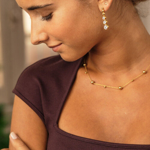 Ladies' Necklace One Jewels OJIDN03G Golden