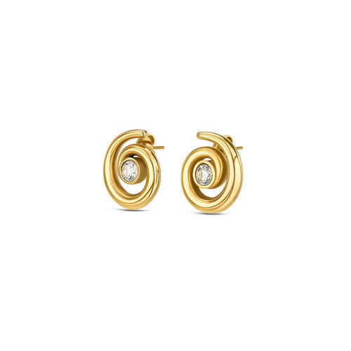 Ladies' Earrings One Jewels OJCHE01G Golden