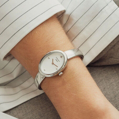 Horloge Dames Cauny CAB001S Zilverkleurig