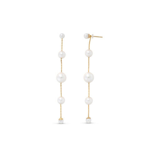 Pendientes Mujer Majorica 17292.01.1.E00.906.1 Blanco Dorado